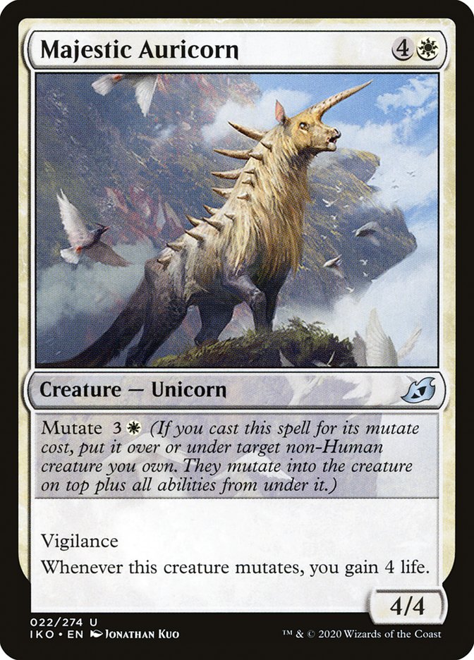 Majestic Auricorn [Ikoria: Lair of Behemoths] Foil