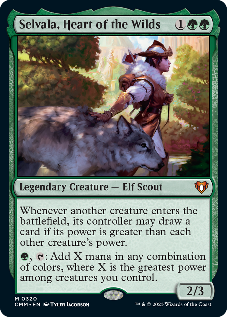 Selvala, Heart of the Wilds [Commander Masters] Foil
