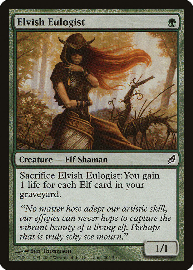 Elvish Eulogist [Lorwyn] Foil