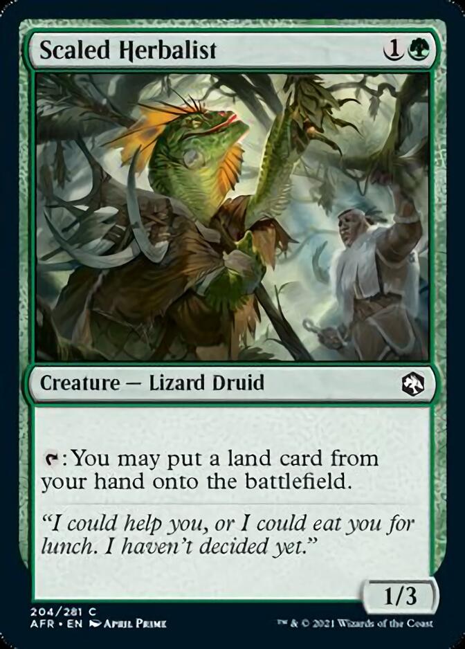 Scaled Herbalist [Dungeons & Dragons: Adventures in the Forgotten Realms] Foil