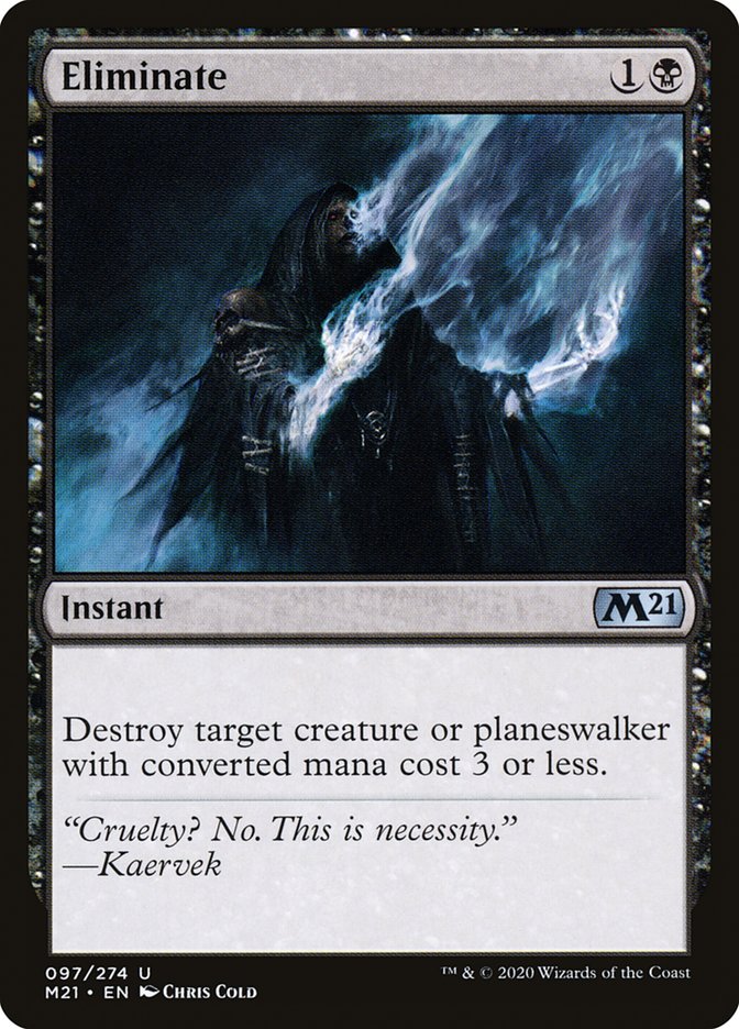 Eliminate [Core Set 2021] Foil