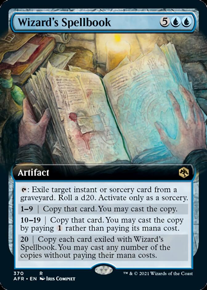 Wizard's Spellbook (Extended Art) [Dungeons & Dragons: Adventures in the Forgotten Realms] Foil