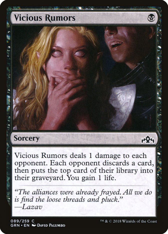 Vicious Rumors [Guilds of Ravnica] Foil