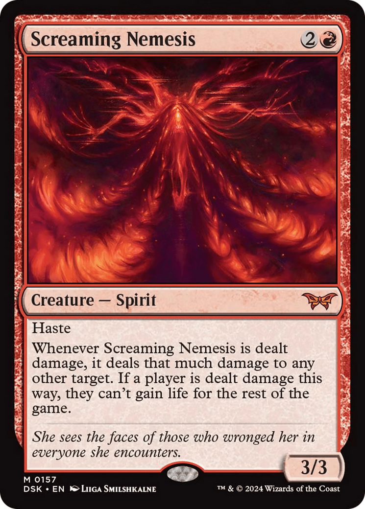 Screaming Nemesis [Duskmourn: House of Horror] Foil