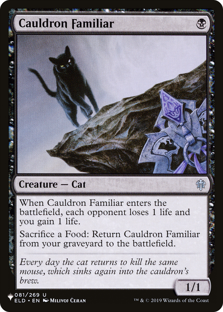 Cauldron Familiar [The List] Foil