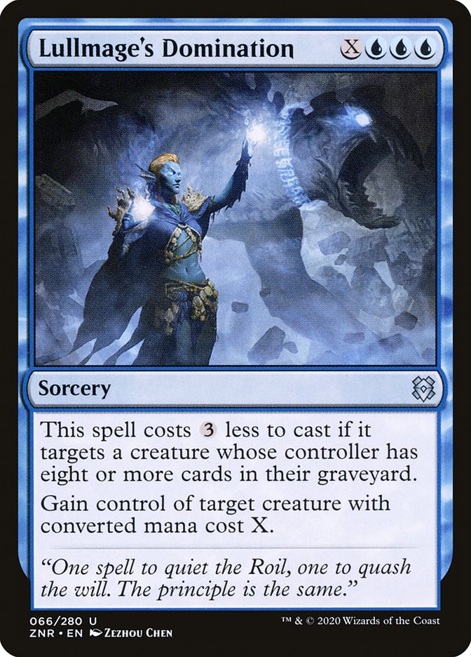 Lullmage's Domination [Zendikar Rising] Foil