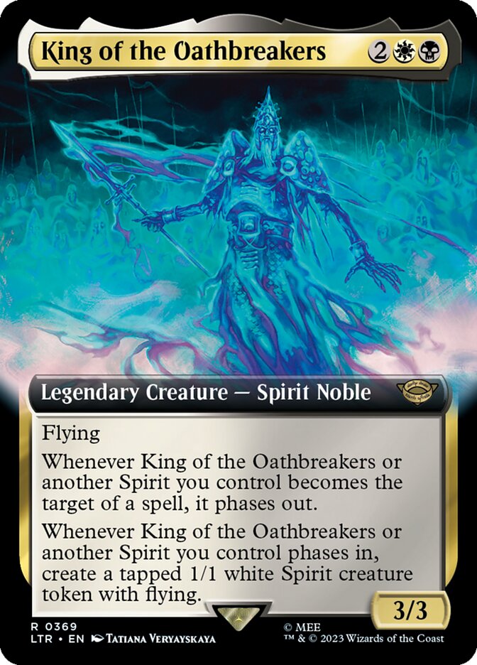 King of the Oathbreakers (Extended Art) [The Lord of the Rings: Tales of Middle-Earth] Foil