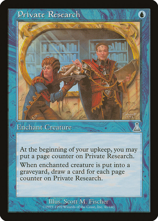 Private Research [Urza's Destiny] Foil
