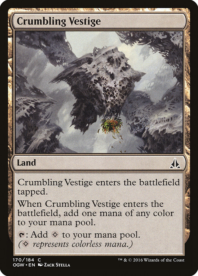 Crumbling Vestige [Oath of the Gatewatch] Foil