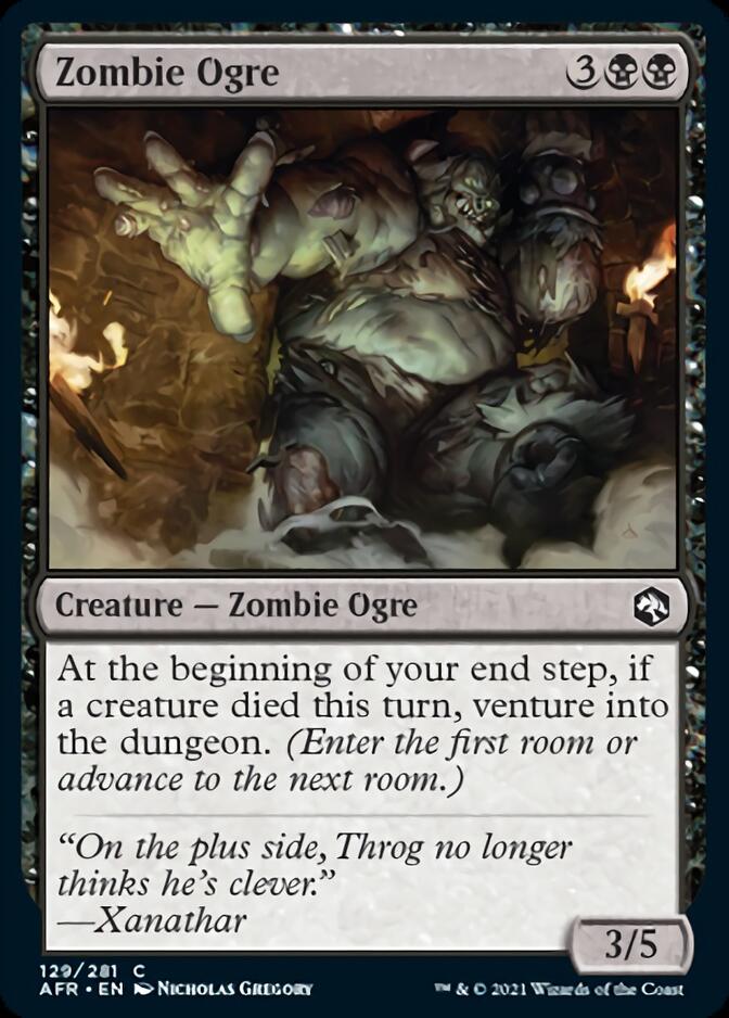 Zombie Ogre [Dungeons & Dragons: Adventures in the Forgotten Realms] Foil