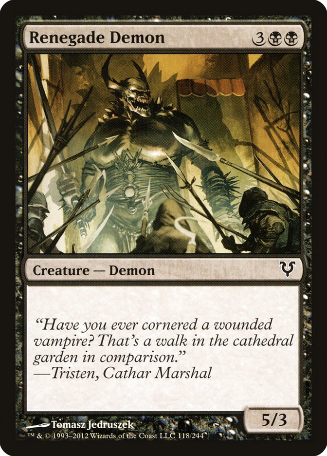 Renegade Demon [Avacyn Restored] Foil