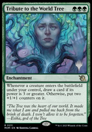 Tribute to the World Tree (Promo Pack) [March of the Machine Promos] Foil