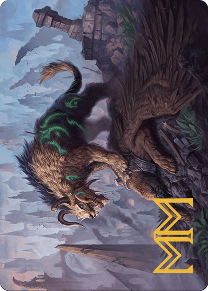 Axebane Ferox // Axebane Ferox  [Murders at Karlov Manor Art Series] (Borderless) Foil