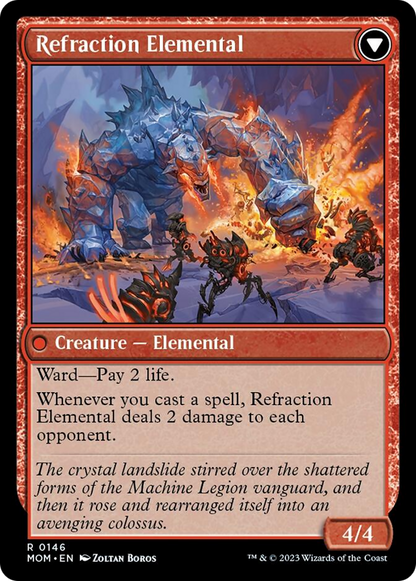Invasion of Karsus // Refraction Elemental [March of the Machine] Foil