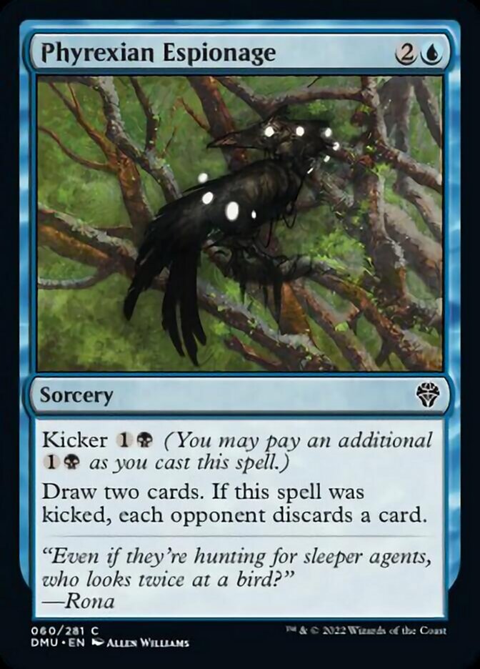 Phyrexian Espionage [Dominaria United] Foil