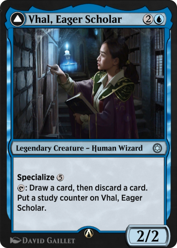 Vhal, Eager Scholar  [Alchemy Horizons: Baldur's Gate]