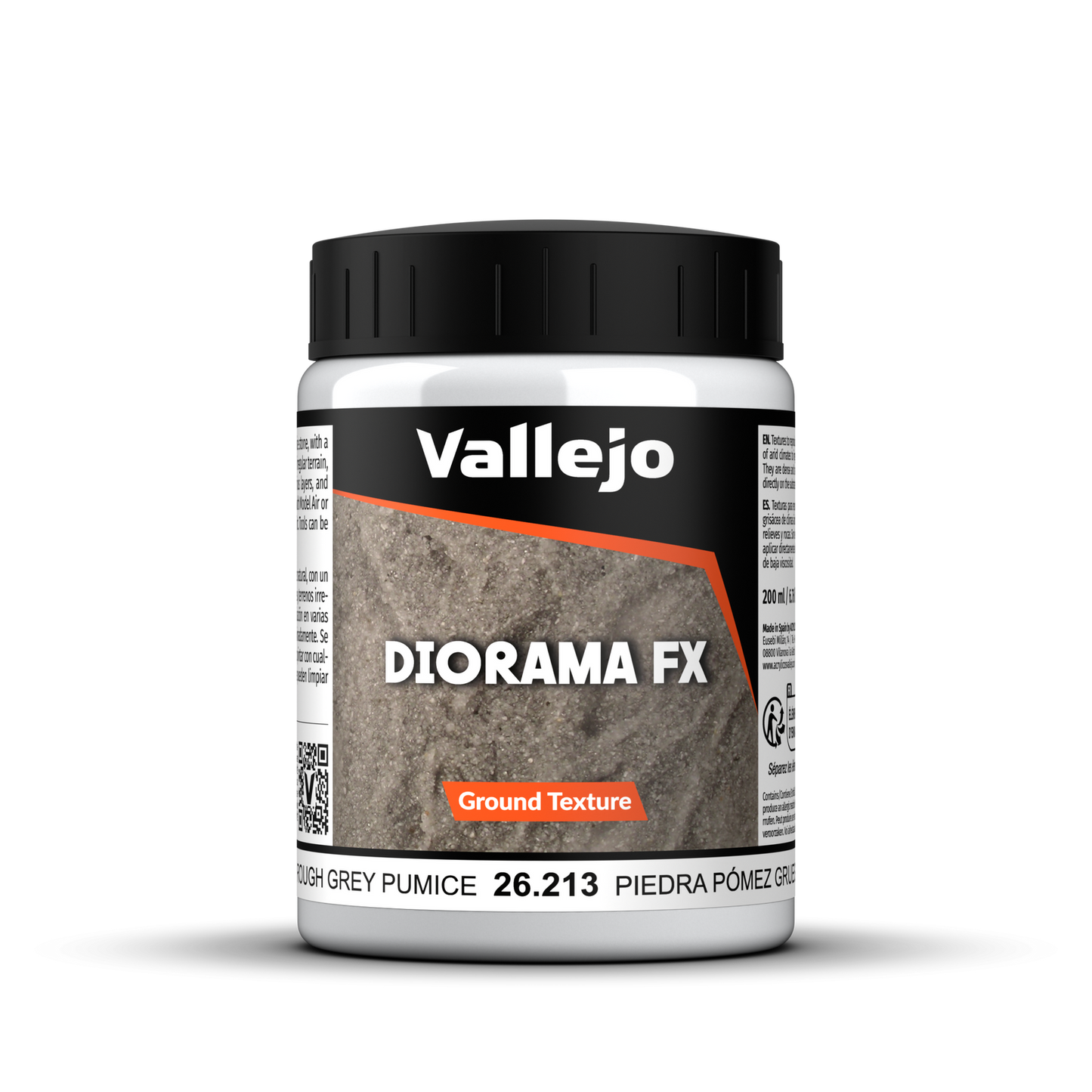 Vallejo Diorama FX Ground Textures Grey Pumice 200ml