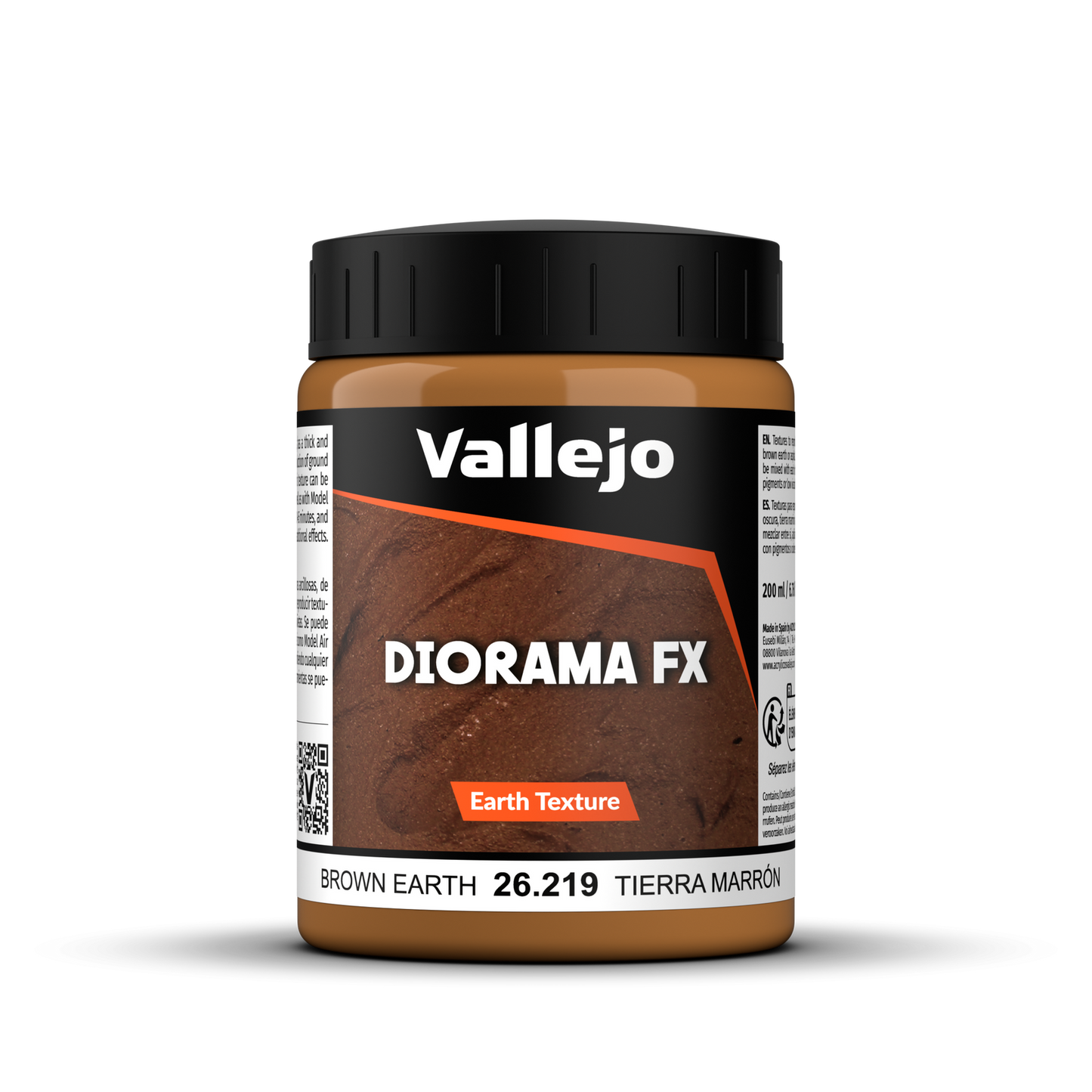 Vallejo Diorama FX Earth Textures Brown Earth 200ml