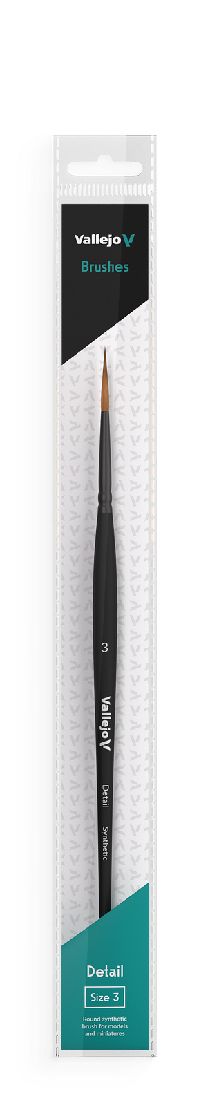 Vallejo - Brushes - Detail Round Synthetic Brush No. 3