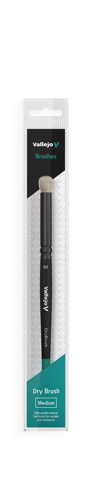 Vallejo - Brushes - Dry Brush - Natural Hair Dry Brush Medium