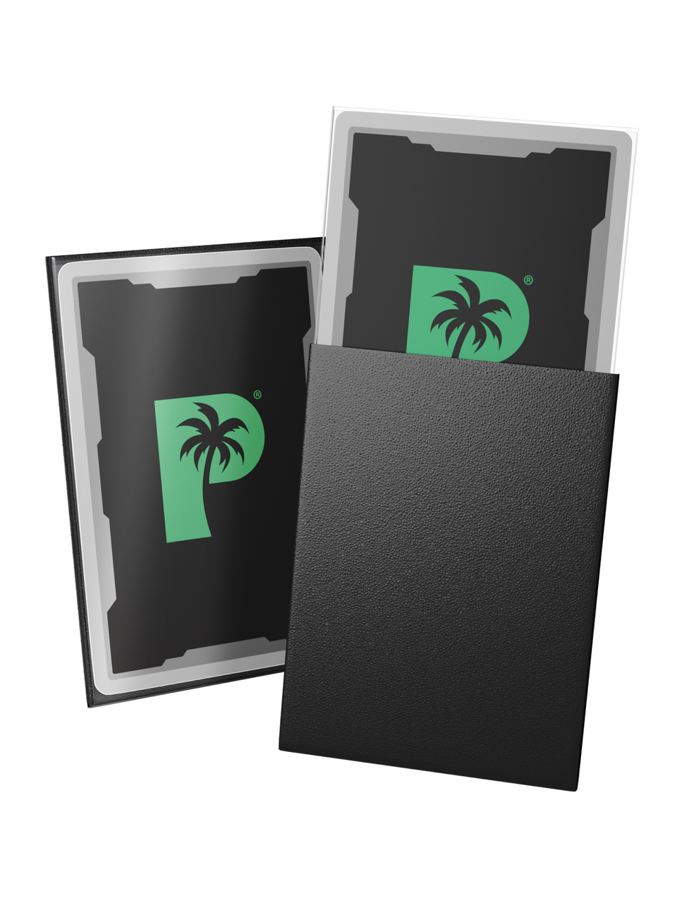 Palms Off Gaming Blackout Deck Sleeves 100pc Black MATTE