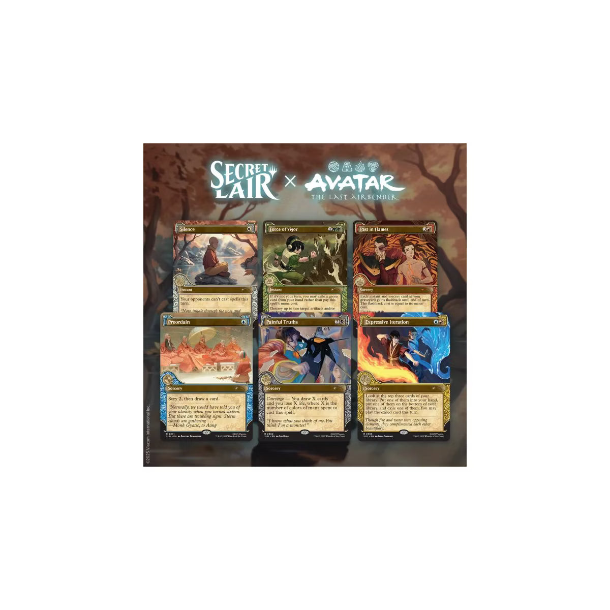 Secret Lair x Avatar: The Last Airbender - One with the Elements (Non-Foil)