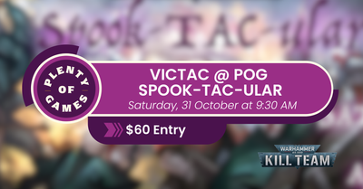 VicTac @ PoG Spook-TAC-ular