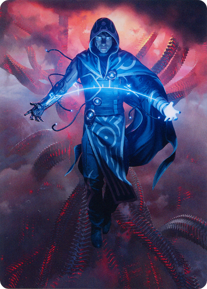 Jace, the Perfected Mind // Jace, the Perfected Mind  [Phyrexia: All Will Be One Art Series] (Borderless) Foil