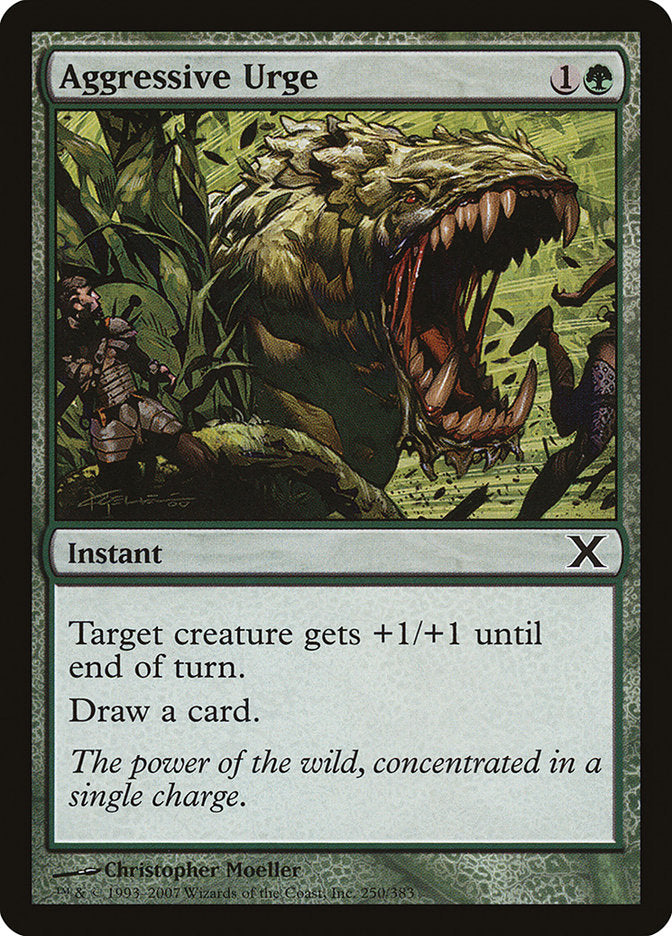 Aggressive Urge [Tenth Edition] Foil
