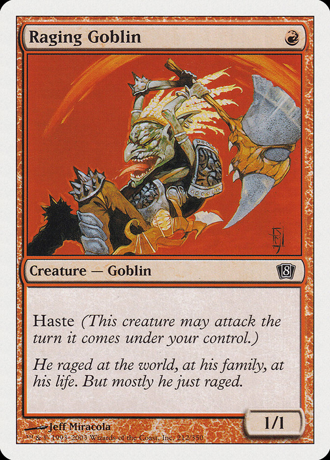 Raging Goblin [Eighth Edition] Foil