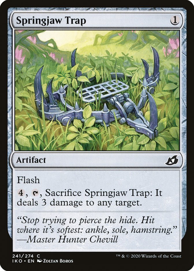 Springjaw Trap [Ikoria: Lair of Behemoths] Foil