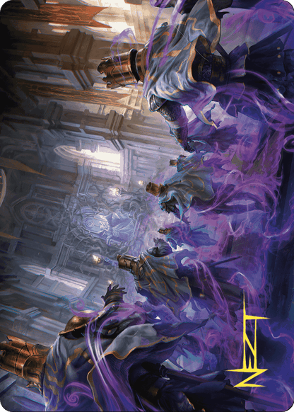Eerie Interference // Eerie Interference  [Wilds of Eldraine Art Series] (Borderless) Foil