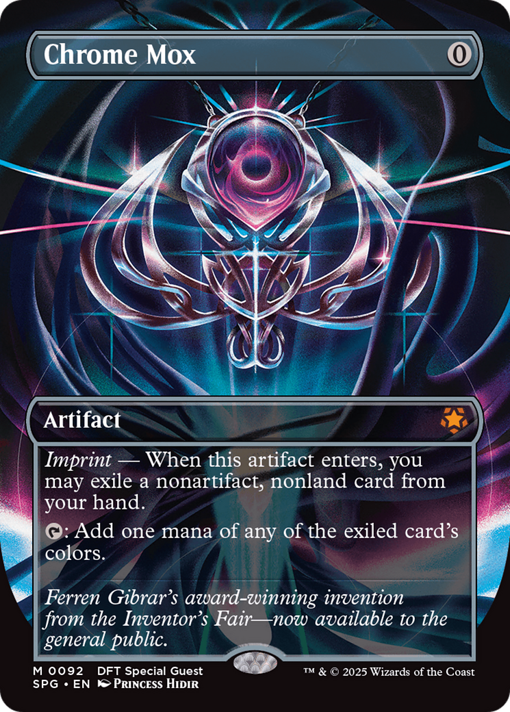 Chrome Mox (Borderless) [Aetherdrift Special Guests] Foil