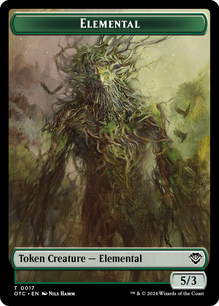 Elemental  [Outlaws of Thunder Junction Commander Tokens]