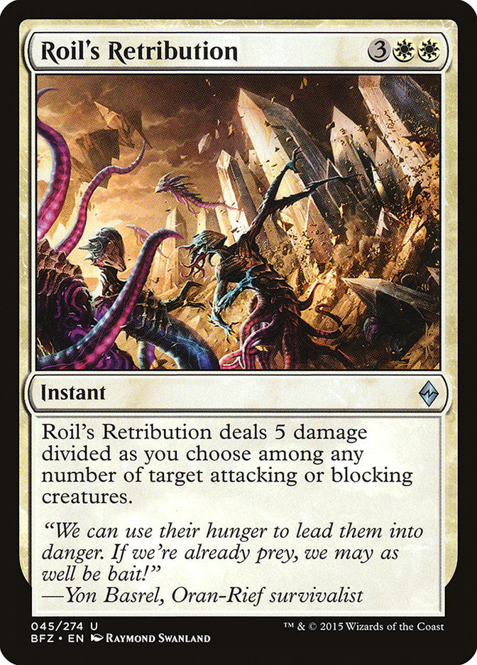 Roil's Retribution [Battle for Zendikar] Foil