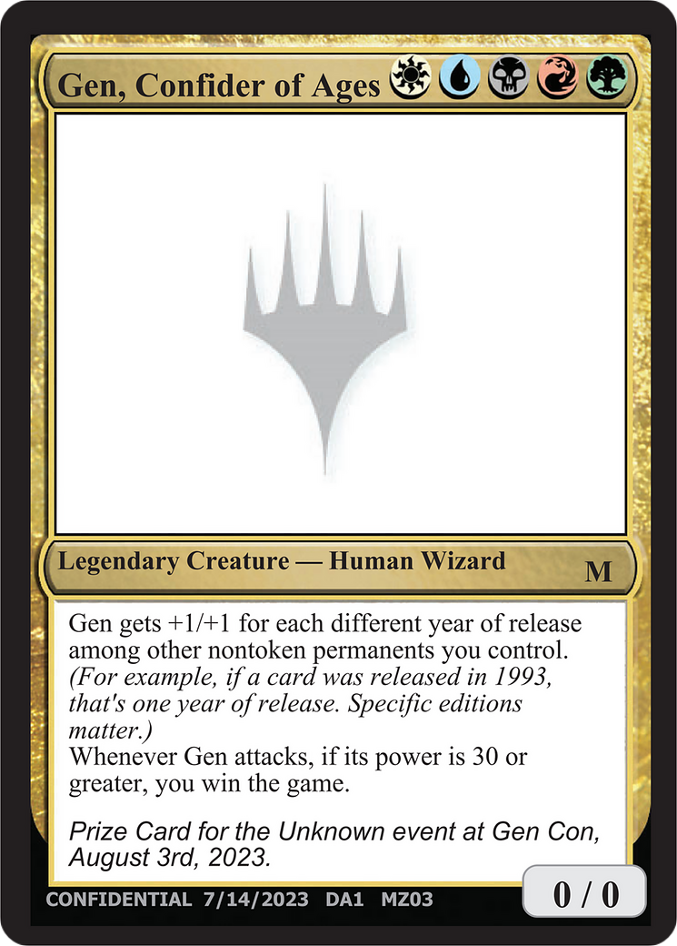Gen, Confider of Ages  [Unknown Event]