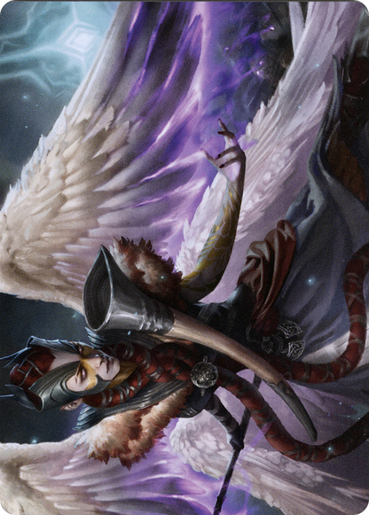Firja, Judge of Valor // Firja, Judge of Valor  [Art Series: Kaldheim] (Borderless)