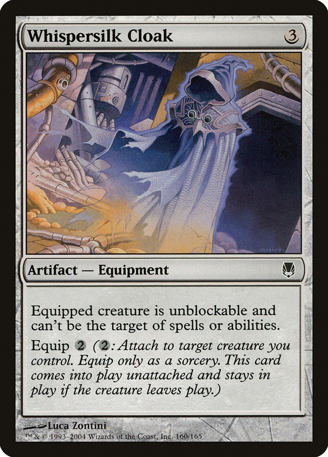 Whispersilk Cloak [Darksteel] Foil
