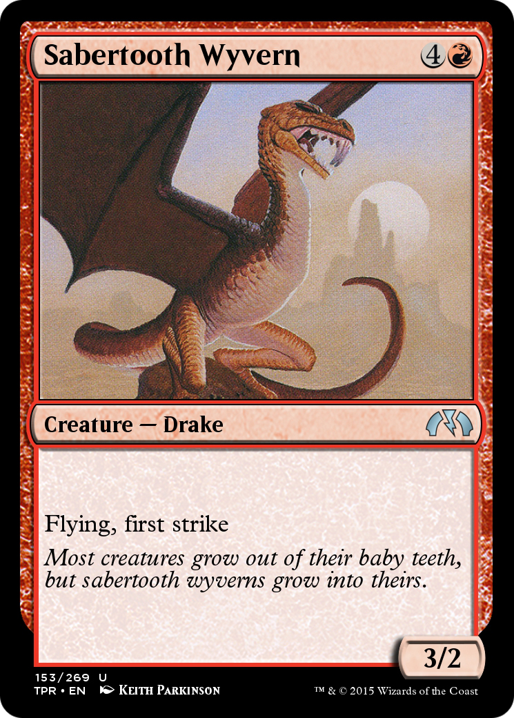 Sabertooth Wyvern  [Tempest Remastered] Foil