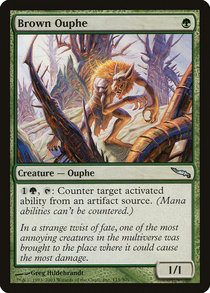 Brown Ouphe [Mirrodin] Foil