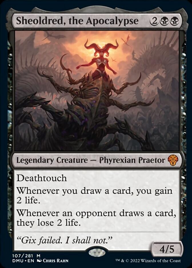Sheoldred, the Apocalypse [Dominaria United] Foil