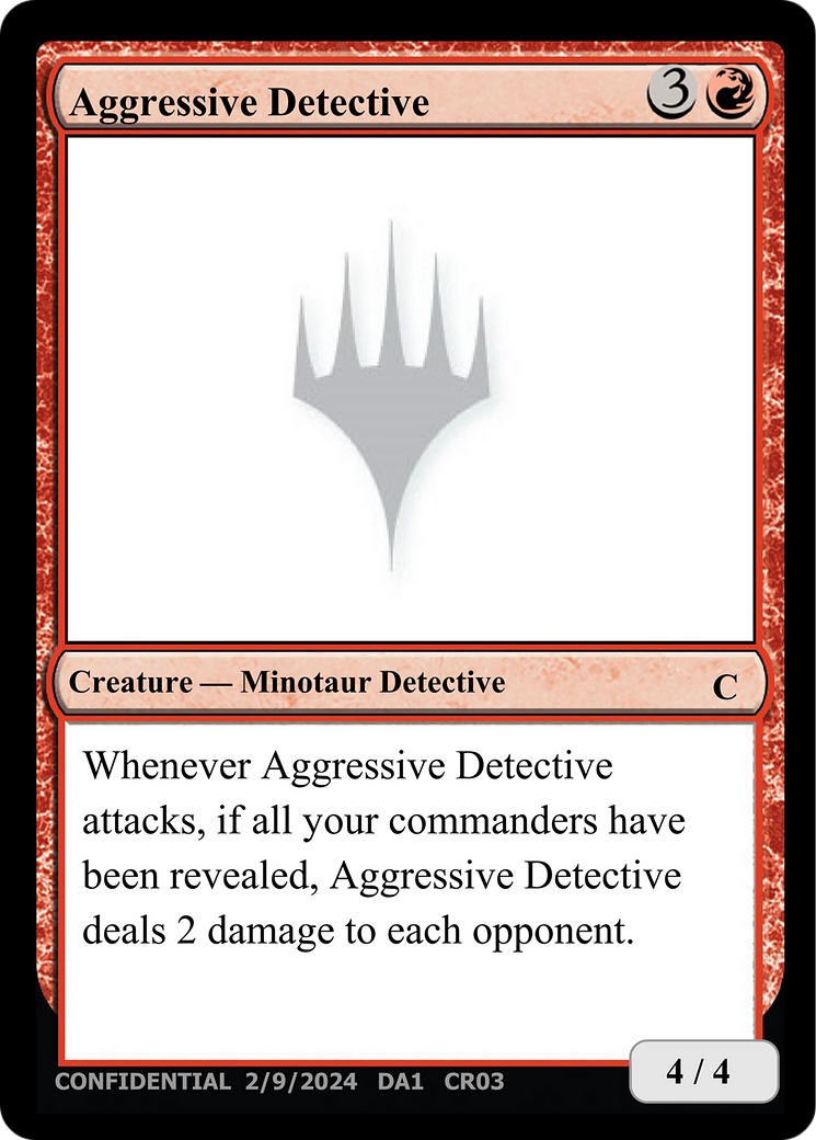 Aggressive Detective  [Unknown Event]