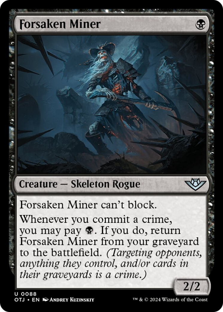 Forsaken Miner [Outlaws of Thunder Junction] Foil