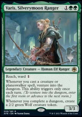 Varis, Silverymoon Ranger (Promo Pack) [Dungeons & Dragons: Adventures in the Forgotten Realms Promos] Foil