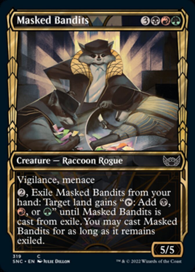 Masked Bandits (Showcase Golden Age) [Streets of New Capenna] Foil