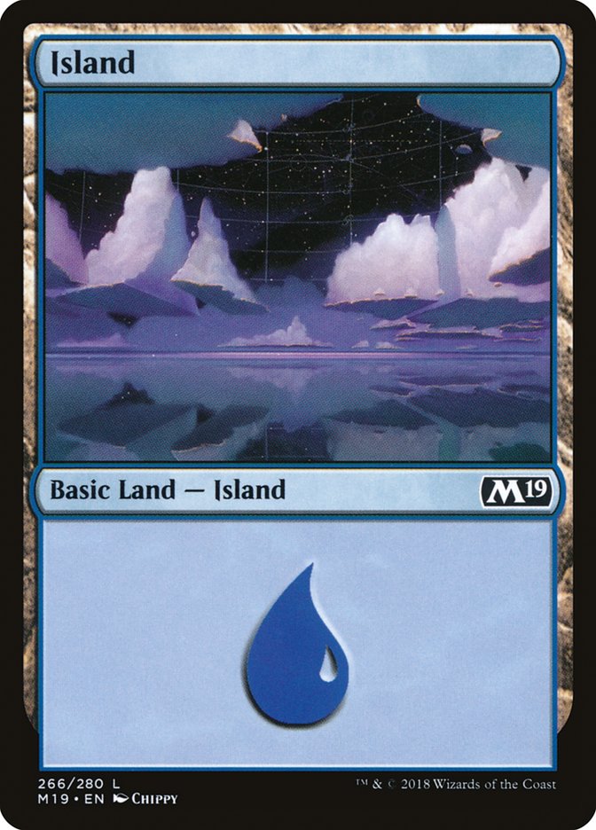 Island (266) [Core Set 2019] Foil