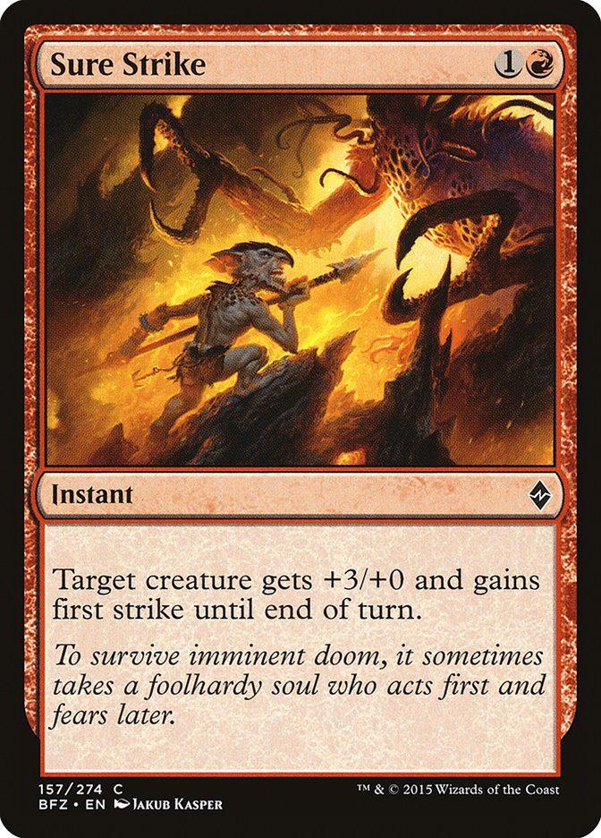 Sure Strike [Battle for Zendikar] Foil