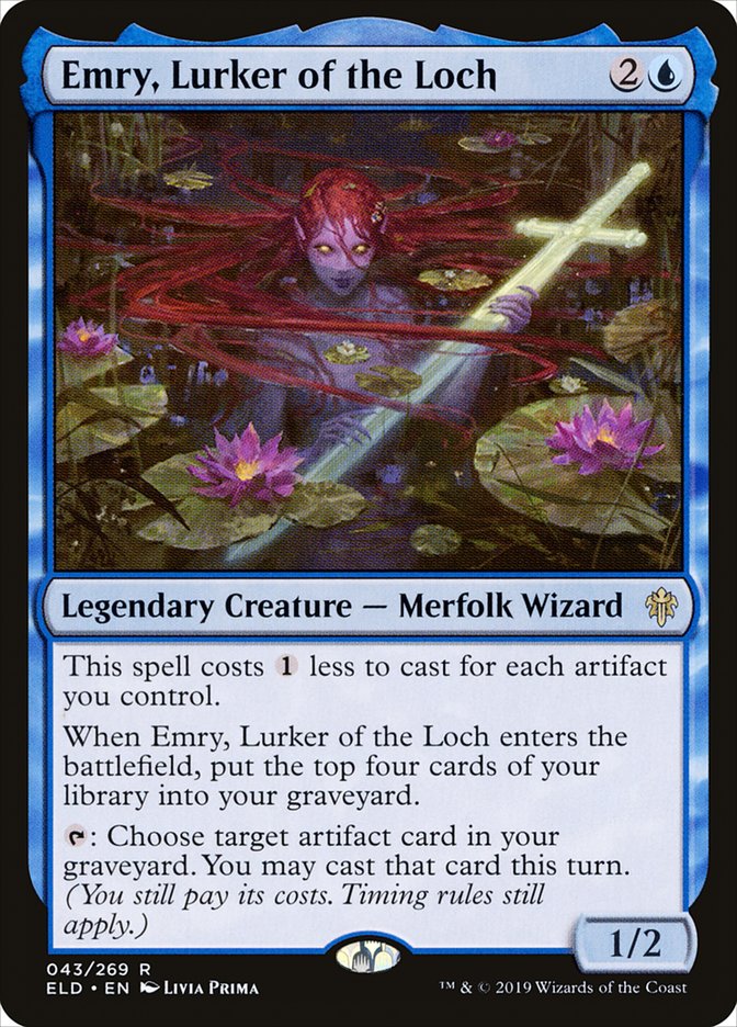 Emry, Lurker of the Loch [Throne of Eldraine] Foil