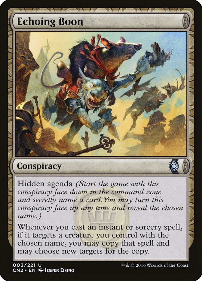 Echoing Boon [Conspiracy: Take the Crown] Foil