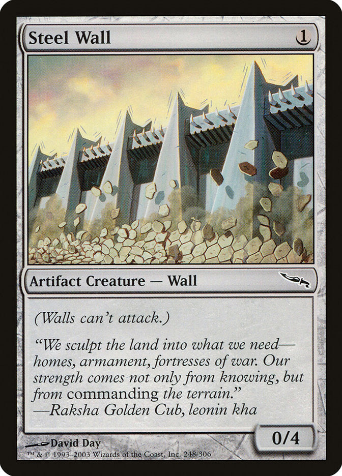 Steel Wall [Mirrodin] Foil
